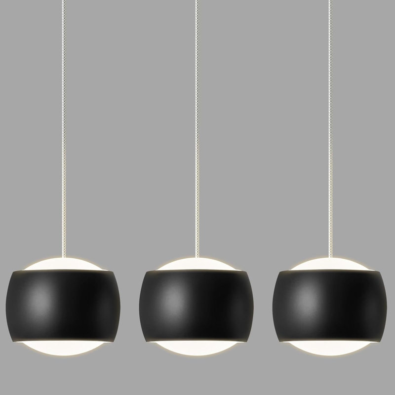 Mini luminaire suspendu Island, Noir