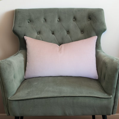 Thomas Collection® Pink Velvet Double-sided Throw Pillow