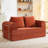 Foldable Modular Corduroy Sofa Bed Convertible Floor Couch , No Assembly Required for Living Room, Bedroom, or Office-127301837-128552533