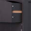 Rangement pour salle de bain - Armoire 3 tiroirs et brun