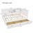 L-Shaped Bed Frame With Led Downlight And USB Port-749284361
