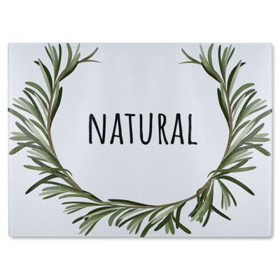 Natural Glass Chopping Board