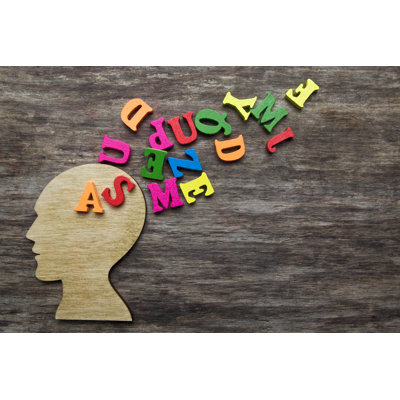 Letters Out Of Head by Nambitomo - Wrapped Canvas Print