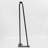 ROUS Hardware 36" Hairpin Furniture Leg | Steel Mid-Century Modern Table Leg – Charcoal (Black), 1 Count-339201028-339201030