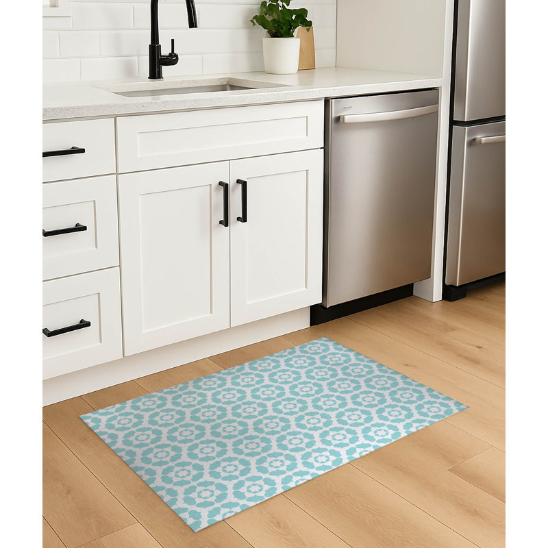 Tapis de cuisine Cleo, Océan, Rectangle 5 pi x 7 pi