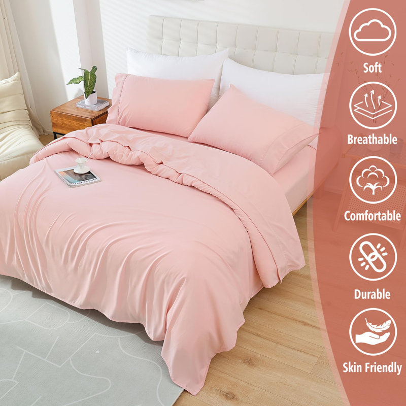 Pink Queen Deep Pocket Microfiber Sheet Set