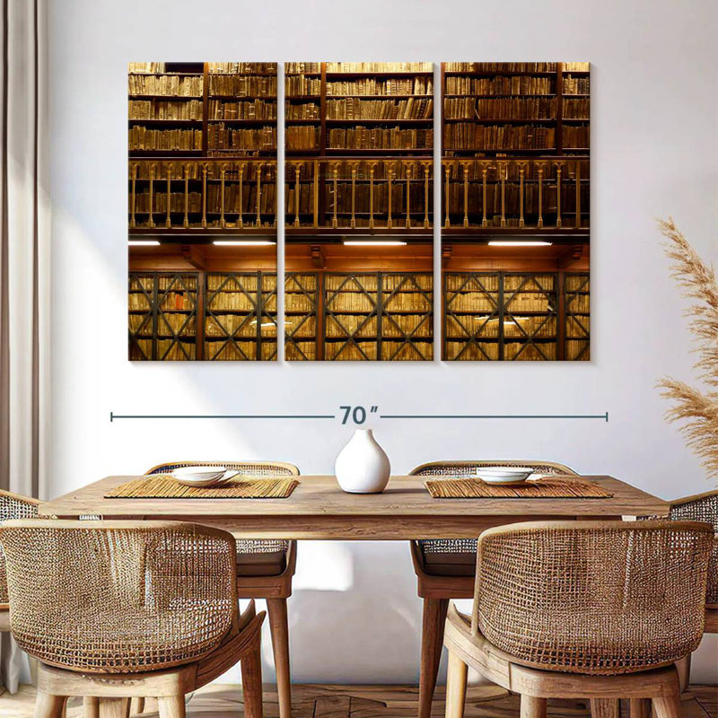 Library, 42" H x 65" W