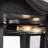 Lighted Corner Curio Cabinet With Tempered Glass Doors & Shelves - Elegant Oak Display Storage For Living Room & Bedroom Decor-BLACK-775987590