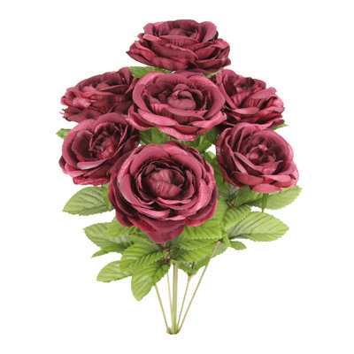Ensemble de 8 renoncule à fleurs artificielles