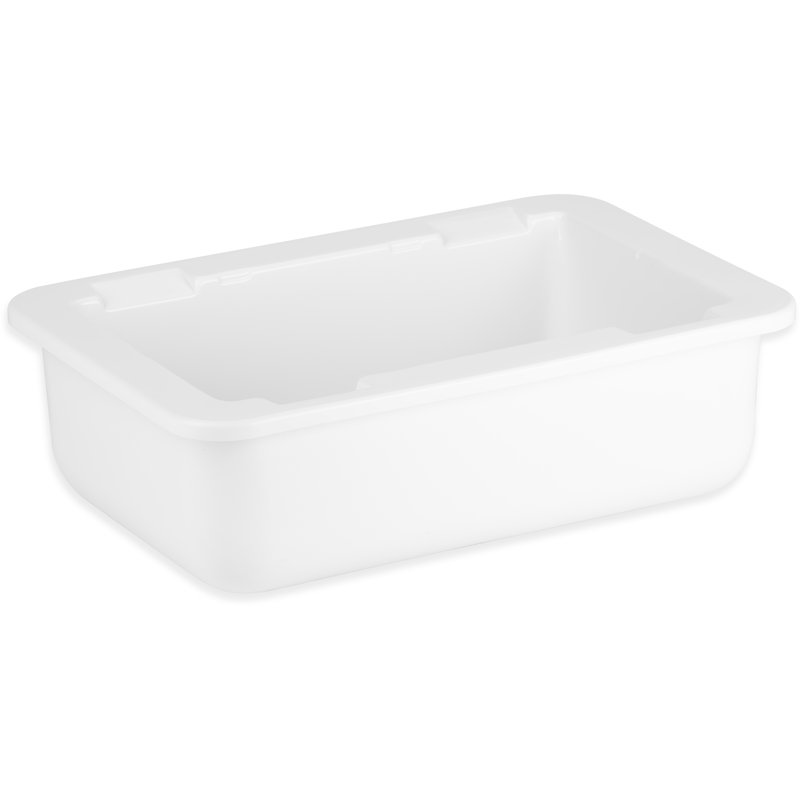 Carlisle Food Service Products Coldmaster® 6.02 Gallons Rectangle Plastic Food Storage Container, White