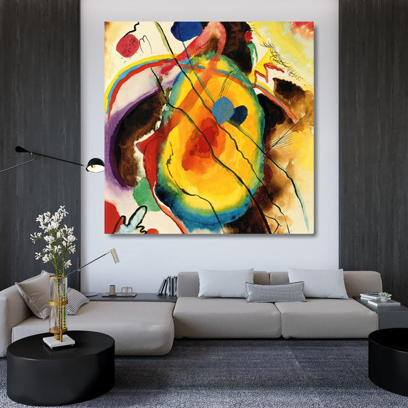 Study For A Panel, 36" H x 36" W