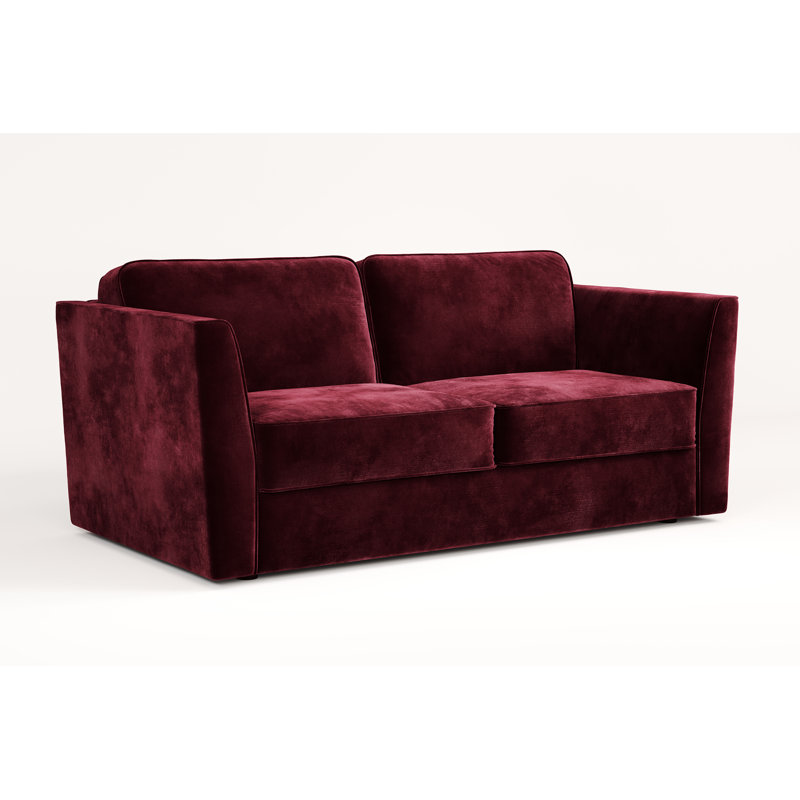 Jay-Be® Elegance Sofa Bed with e-Sprung™ Mattress - Three seater - Luxe Velvet, Shiraz