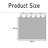 100" X 84" Blackout Ceiling Track Curtain Panel, Soundproof Room Divider With Hooks For Privacy Separation, Black