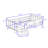 Floor Bed with Storage Bookcases and Guardrails-1926734674-1926734672