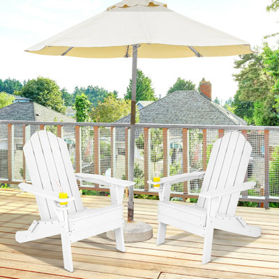 Delane Foldable Outdoor Adirondack Chair