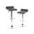 Denada Swivel Upholstered Adjustable Height Counter Stool