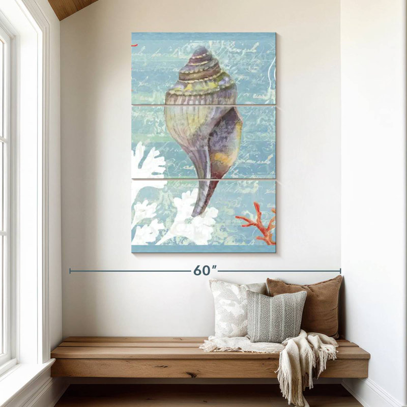 Coquillage, H 50 po x l 32 po