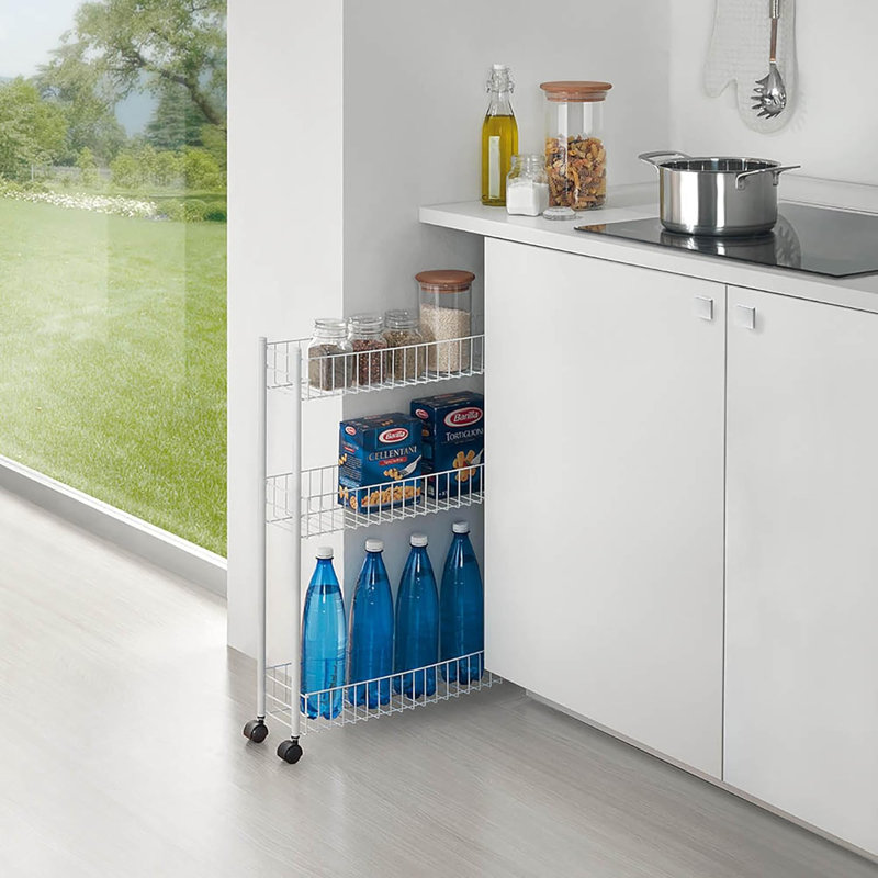 16cm W Metal Storage Rack