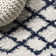 Sineu Moroccan Diamond Shag Beige/Navy Rug