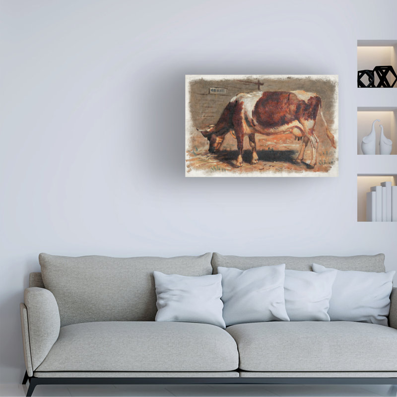 "Colman Color Study Of Cows I" sur toile, H 22 po x l 32 po