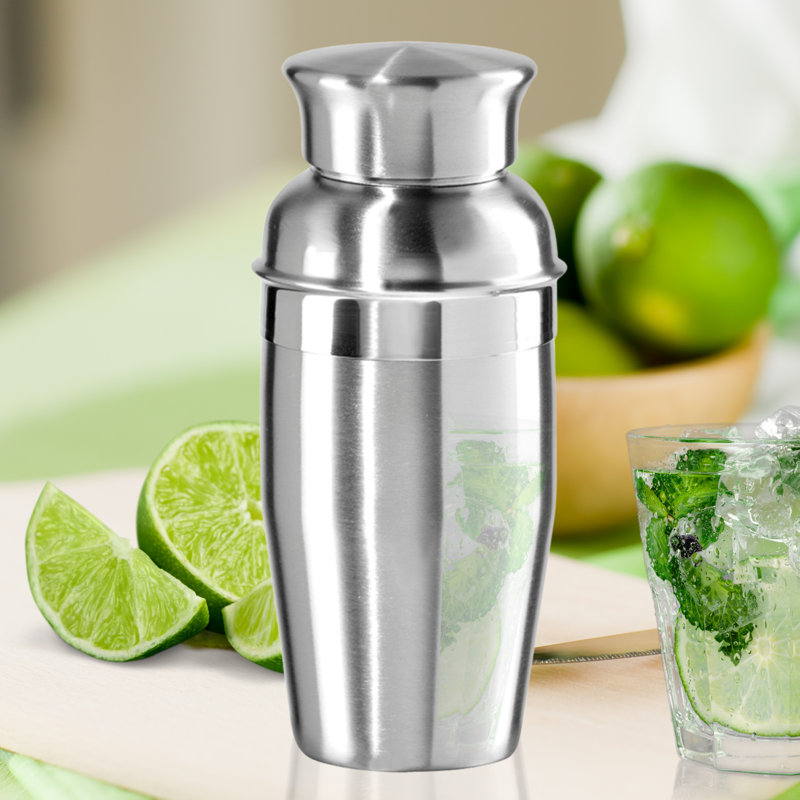 Mini-shaker à cocktail en acier inoxydable 10 oz Oggi Barware, Argent