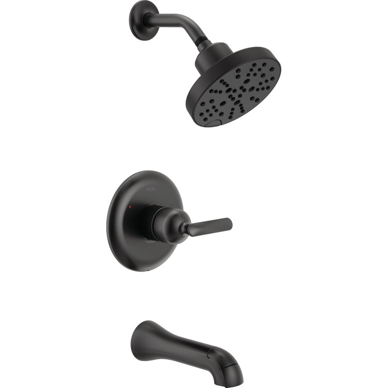 14 Series Tub Shower Trim, Matte Black