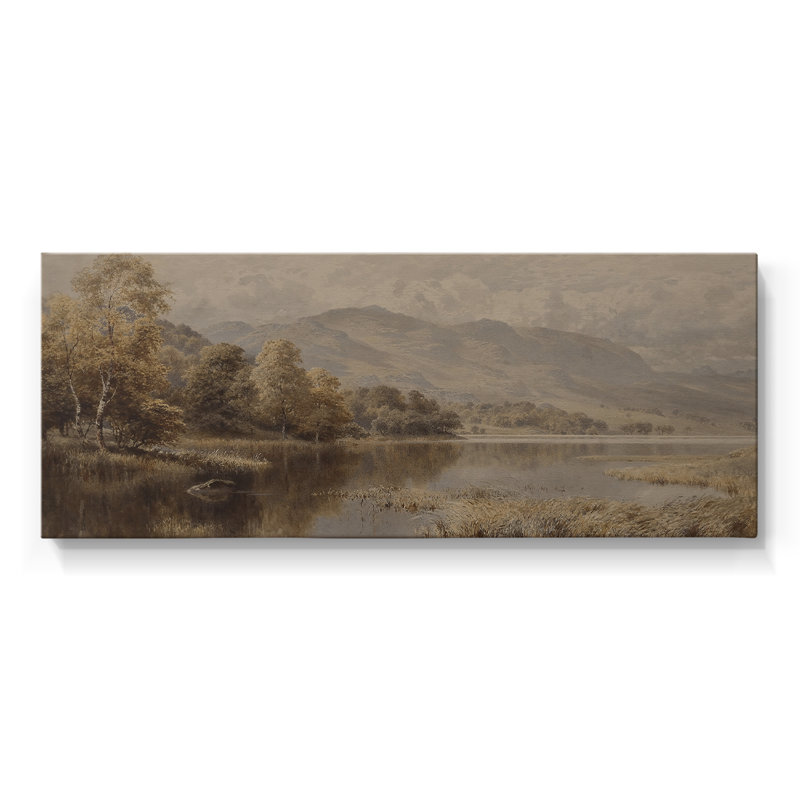 Série paysage - DCCIVIV - Toile tendue avec châssis - Prêt à accrocher, H 12 po x l 30 po