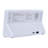 Digital Electric Tabletop Alarm White Clock with Color Changing Light