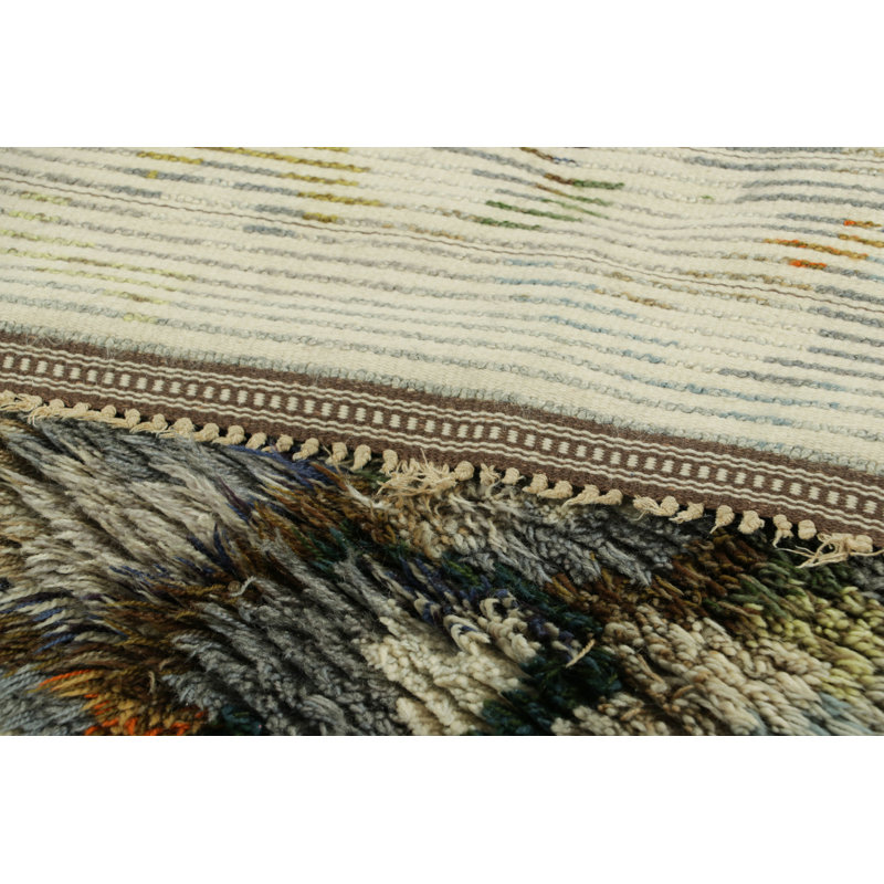 One-of-a-Kind 3’2x4’11 Hand Knotted Area Rug