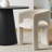3-Piece Round Dining Table Set With Upholstered Armchairs-1743040671