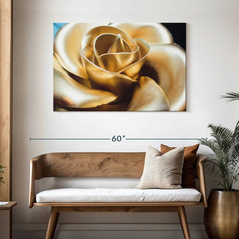 Kerner Gold Rose, 30" H x 45" W