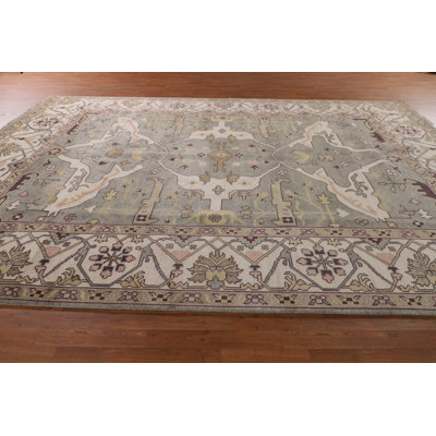 All-Over Oushak Oriental Large Rug 10x14