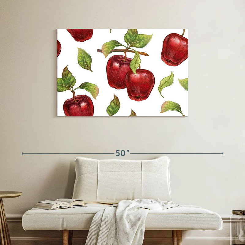 Yarlin Luscious Apples, 26" H x 39" W