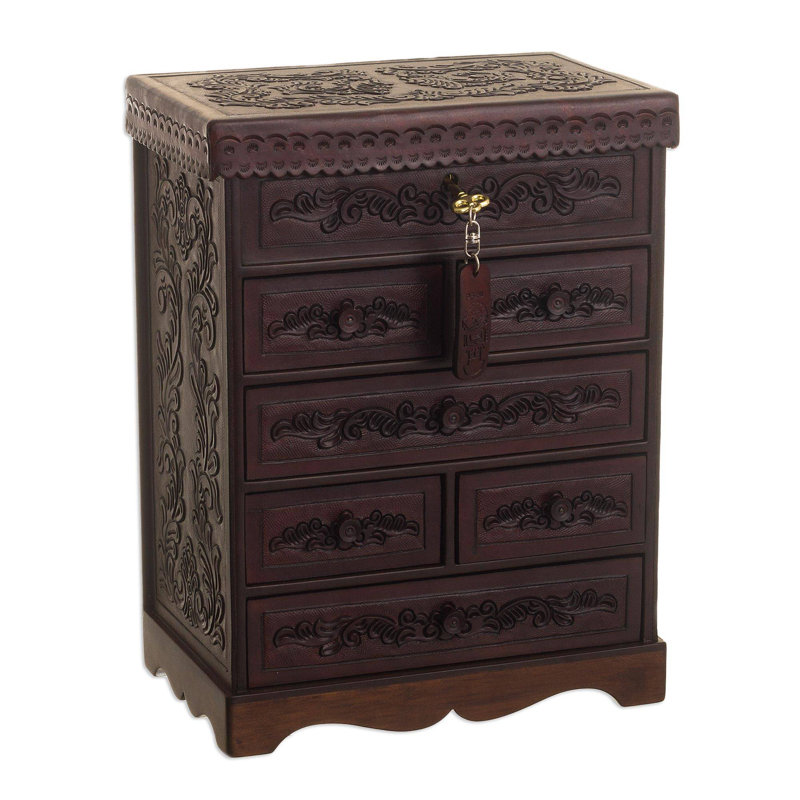 Boîte à bijoux Darby Home Co