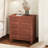 28" Painted Nightstand With 3 Drawers-1239920913