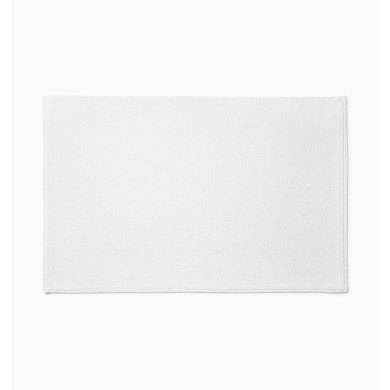 Osini Bath Rug,  Single - 59" L x 23" W, White