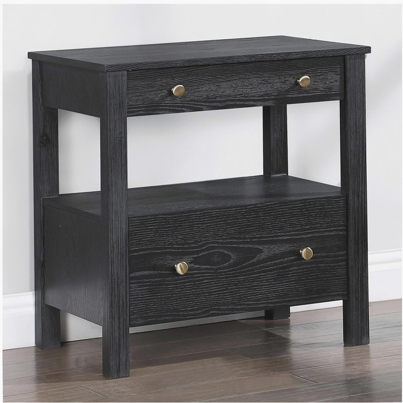 Danielle 2 Drawer Nightstand