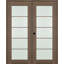 Portes doubles en bois manufacturé et en verre Avon 5 Lite-100096511-136355894-136355909