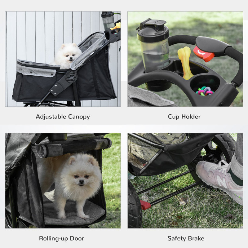 Foldable Pet Jogger Stroller