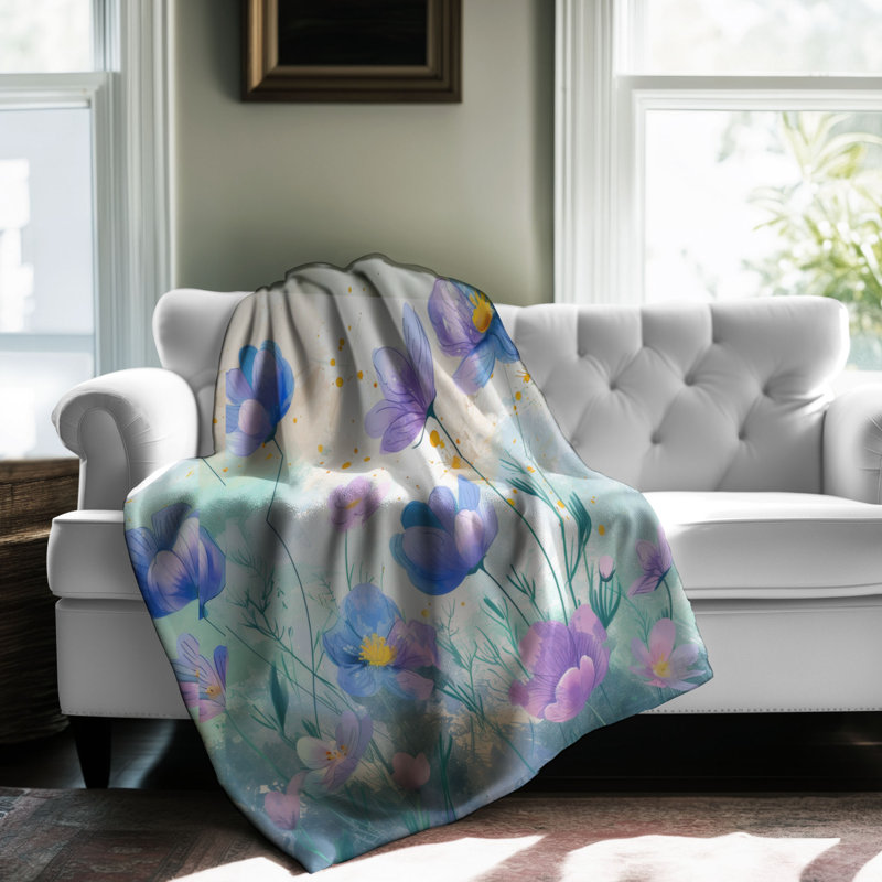  Couverture Artistic Spring Petal Splendor, L 80 po x l 60 po