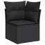  Ensemble de canapé de jardin en rotin noir-1248255283