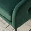Causeuse confortable en velours avec un design moderne pour les espaces de vie