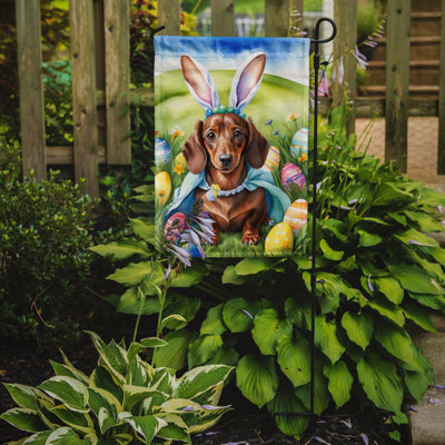 Easter Egg Hunt Double Sided 15.5'' H x 11.25'' W Polyester Easter Garden Flag