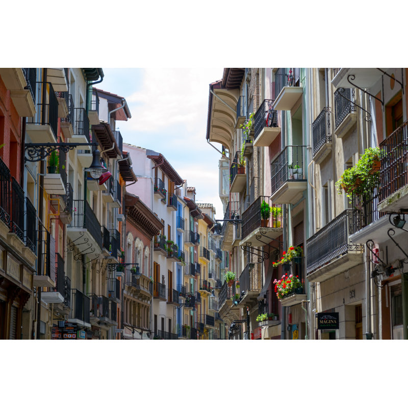 Mucklen Balconies At San Anton by Rmbarricarte - Wrapped Canvas Print, 30cm H x 46cm W x 3.8cm D