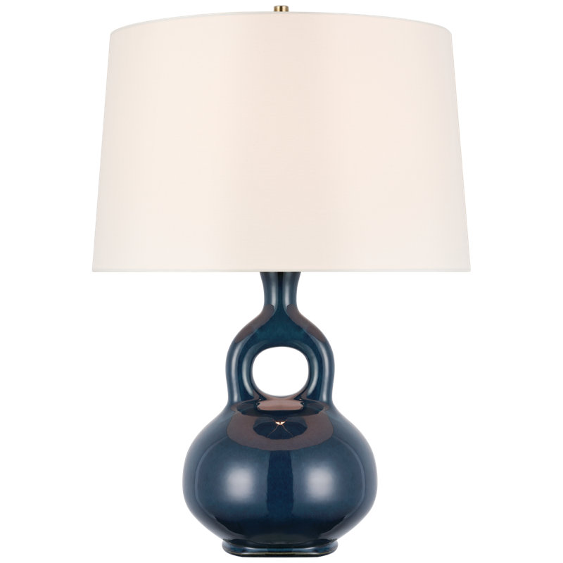 Lamu Table Lamp, Mixed Blue Brown
