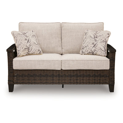 Drakes Beach Outdoor Loveseat With Cushion