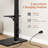 Tilt and Height Adjustable Floor TV Stand with Power Outlet and Adjustable AV Shelf