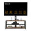 Meuble télé polyvalent en bois avec rangement et fonction pivotante pour une expérience visuelle améliorée