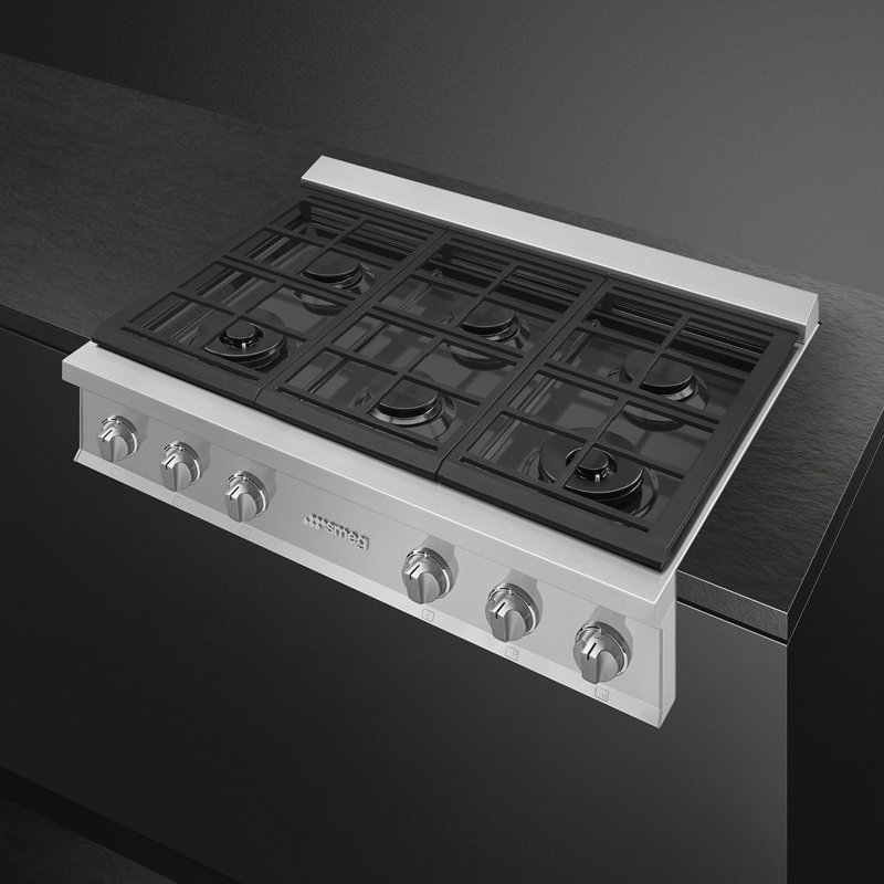 36" Gas - Smeg Portofino Rangetop