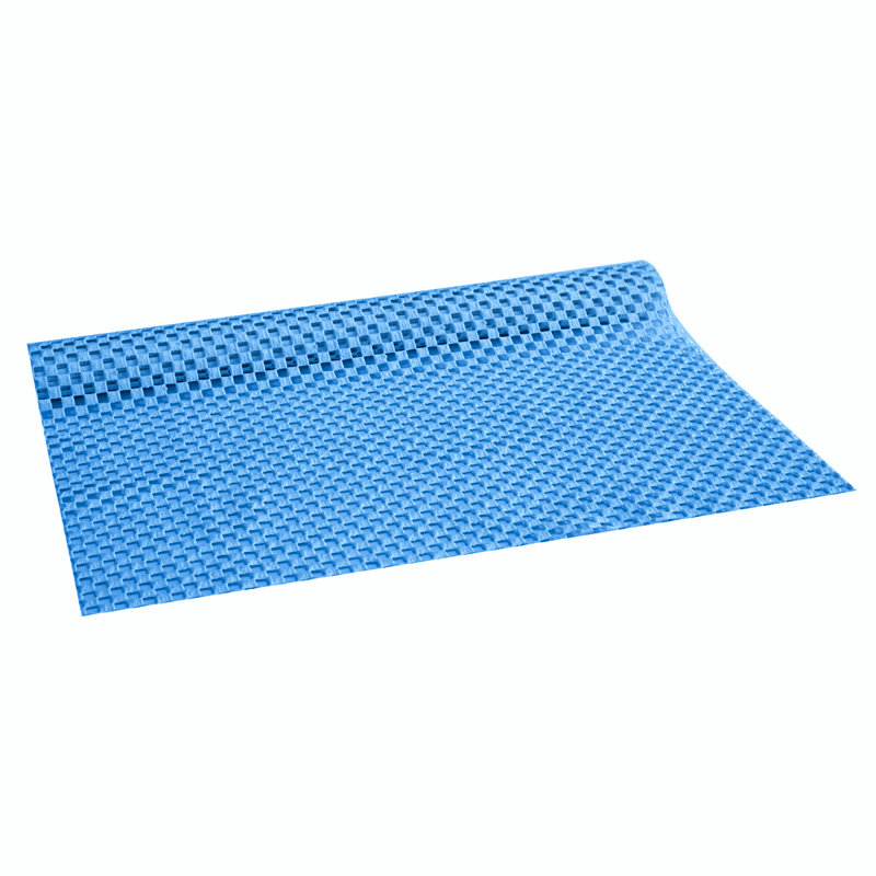 Sous-tapis antidérapant pour tapis et planchers de bois franc, bleu, 51 x 173 cm